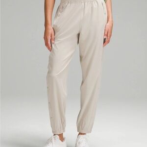Lululemon Athletica Tear-Away Mid-Rise Track Pant Tan